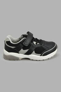 Redtag-Black-Colour-Block-Chunky-Sneaker-Chunky-Senior-Boys-5 to 14 Years