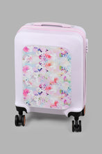 Load image into Gallery viewer, Grey Floral Luggage Trolley (20 Inch)
