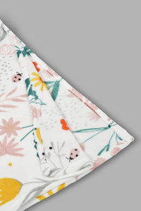 Redtag-Multi-Colour-Floral-Print-Kids-Blanket-0,-Colour:Multi,-Filter:Home-Bedroom,-HMW-BED-Blankets,-New-In,-New-In-HMW-BED,-Non-Sale,-S22B,-Section:Homewares-Home-Bedroom-