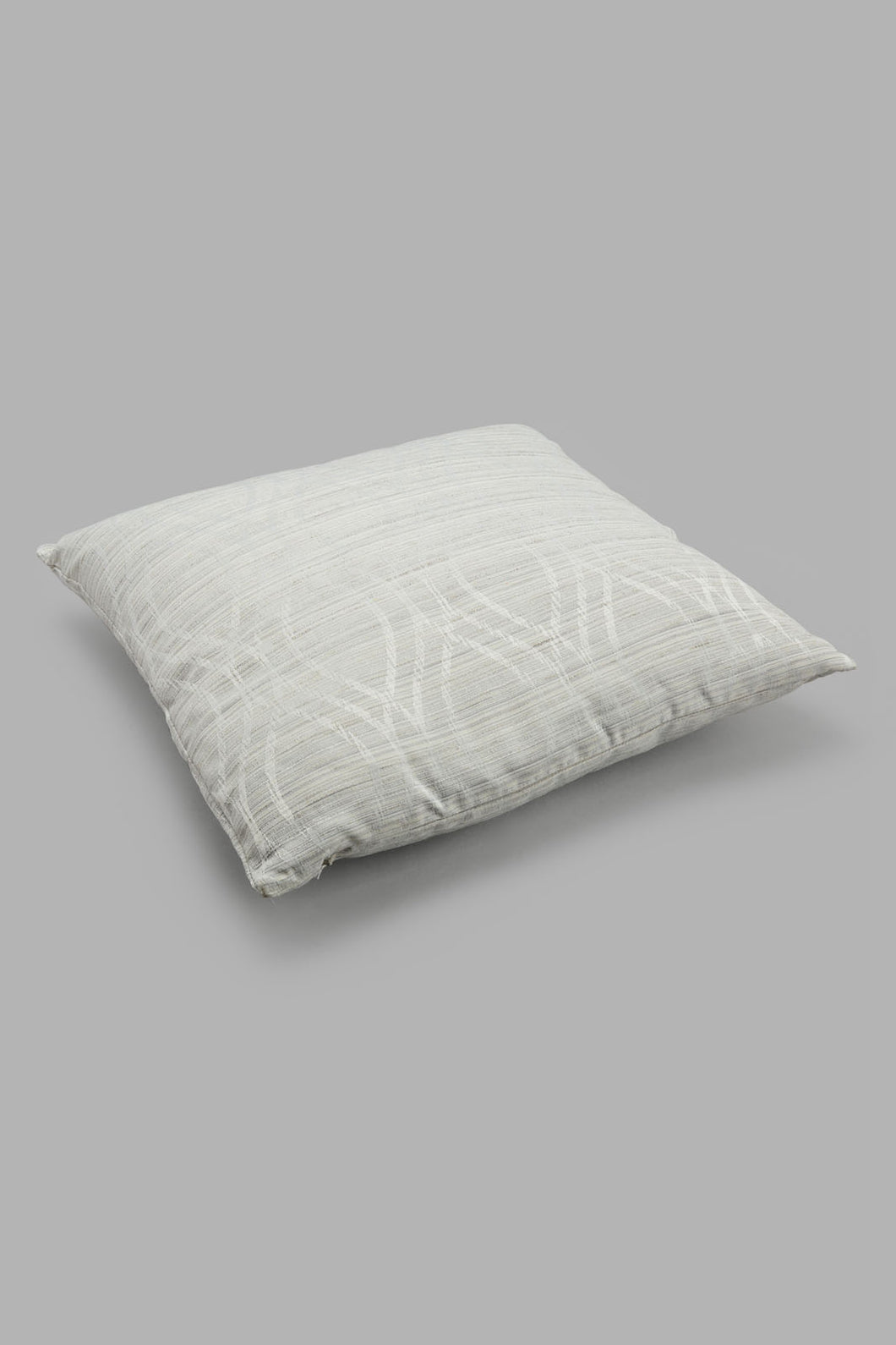 Redtag-Ivory-Geometric-Jacquard-Cushion-Category:Cushions,-Colour:Ivory,-Filter:Home-Bedroom,-HMW-BED-Cushions,-New-In,-New-In-HMW-BED,-Non-Sale,-S22C,-Section:Homewares-Home-Bedroom-