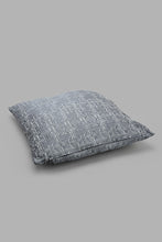 Load image into Gallery viewer, Redtag-Grey-Geometric-Jacquard-Cushion-Category:Cushions,-Colour:Grey,-Filter:Home-Bedroom,-HMW-BED-Cushions,-New-In,-New-In-HMW-BED,-Non-Sale,-S22C,-Section:Homewares-Home-Bedroom-
