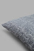 Redtag-Grey-Geometric-Jacquard-Cushion-Category:Cushions,-Colour:Grey,-Filter:Home-Bedroom,-HMW-BED-Cushions,-New-In,-New-In-HMW-BED,-Non-Sale,-S22C,-Section:Homewares-Home-Bedroom-