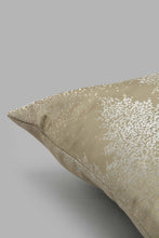 Load image into Gallery viewer, Redtag-Beige-Floral-Jacquard-Cushion-Category:Cushions,-Colour:Beige,-Filter:Home-Bedroom,-HMW-BED-Cushions,-New-In,-New-In-HMW-BED,-Non-Sale,-S22C,-Section:Homewares-Home-Bedroom-
