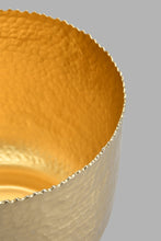 Load image into Gallery viewer, Redtag-Gold-Scallop-Edge-Hammered-Planter-Vase-Home-Decor-
