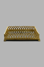 Load image into Gallery viewer, Redtag-Gold-Decorative-Tray-Trays-Home-Decor-
