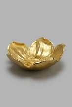 Load image into Gallery viewer, Redtag-Gold-Decorative-Flower-Bowl-Bowls-Home-Decor-
