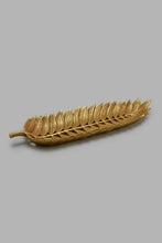 Load image into Gallery viewer, Redtag-Gold-Decorative-Leaf-Plate-Artefact-Home-Decor-
