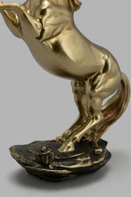 Load image into Gallery viewer, Redtag-Gold-Polyresin-Decorative-Horse-Artefact-Home-Decor-
