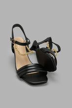 تنزيل الصورة على معرض الصور، Redtag-Black-Chain-Trim-Sandal-Mules-Women&#39;s-
