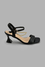 تنزيل الصورة على معرض الصور، Redtag-Black-Chain-Trim-Sandal-Mules-Women&#39;s-
