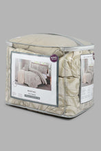 Load image into Gallery viewer, Redtag-Grey-Damask-Print-5-Piece-Comforter-Set-(King-Size)-Comforters-Home-Bedroom-
