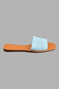 Redtag-Blue-Fly-Knit-Mule-Colour:Blue,-Filter:Women's-Footwear,-New-In,-New-In-Women-FOO,-Non-Sale,-S22B,-Section:Women,-Women-Casual-Sandals-Women's-