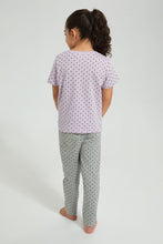 تنزيل الصورة على معرض الصور، Redtag-Grey-Printed-Spot-Print-Pj-Set-Colour:Grey,-Filter:Girls-(2-to-8-Yrs),-Girls-Pyjama-Sets,-New-In,-New-In-GIR,-Non-Sale,-S22B,-Section:Kidswear-Girls-2 to 8 Years
