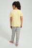 Redtag-Assorted-Stripe-Print-Pj-Set-Colour:Assorted,-Filter:Girls-(2-to-8-Yrs),-Girls-Pyjama-Sets,-New-In,-New-In-GIR,-Non-Sale,-S22B,-Section:Kidswear-Girls-2 to 8 Years