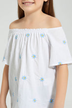 Load image into Gallery viewer, Redtag-Embroideredroidered-Blouse-With-Texture-Colour:White,-Filter:Girls-(2-to-8-Yrs),-Girls-Blouses,-New-In,-New-In-GIR,-Non-Sale,-S22B,-Section:Kidswear-Girls-2 to 8 Years
