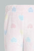 Redtag-Yellow-Heart-Artwork-Fleece-Pyjama-Set-Pyjama-Sets-Infant-Girls-3 to 24 Months