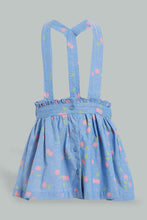 Load image into Gallery viewer, Redtag-Pink-Embroideredellished-Top-With-Denim-Dungree-Colour:Denim,-Filter:Infant-Girls-(3-to-24-Mths),-Infant-Girls-Sets,-New-In,-New-In-ING,-Non-Sale,-S22B,-Section:Kidswear-Infant-Girls-3 to 24 Months
