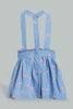 Redtag-Pink-Embroideredellished-Top-With-Denim-Dungree-Colour:Denim,-Filter:Infant-Girls-(3-to-24-Mths),-Infant-Girls-Sets,-New-In,-New-In-ING,-Non-Sale,-S22B,-Section:Kidswear-Infant-Girls-3 to 24 Months