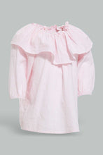 Load image into Gallery viewer, Redtag-Pink-Strappy-Shoulder-3/4-Sleeves-Top-Blouses-Infant-Girls-3 to 24 Months
