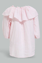 Load image into Gallery viewer, Redtag-Pink-Strappy-Shoulder-3/4-Sleeves-Top-Blouses-Infant-Girls-3 to 24 Months
