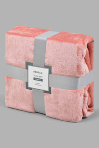 Redtag-Pink-Ultra-Soft-Blanket-
(Single-Size)-Blankets-Home-Bedroom-