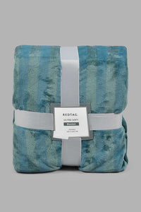 Redtag-Teal-Ultra-Soft-Blanket-
(Double-Size)-Blankets-Home-Bedroom-