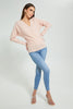 Redtag-Long-Sleeve-V-Neck-Pullover-Pullovers-Women's-