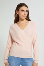 تنزيل الصورة على معرض الصور، Redtag-Long-Sleeve-V-Neck-Pullover-Pullovers-Women&#39;s-
