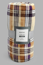 Load image into Gallery viewer, Redtag-Multi-Color-Check-Print-Ultra-Soft-Blanket-
(Single-Size)-Blankets-Home-Bedroom-
