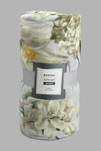 تنزيل الصورة على معرض الصور، Redtag-Multi-Color-Floral-Print-Ultra-Soft-Blanket-
(Single-Size)-Blankets-Home-Bedroom-
