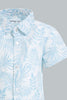 Redtag-Blue-And-White-Beach-Printed-Short-Sleeve-Poplin-Shirt-Colour:Blue,-Filter:Infant-Boys-(3-to-24-Mths),-Infant-Boys-Shirts,-New-In,-New-In-INB,-Non-Sale,-S22B,-Section:Kidswear,-TBL-Infant-Boys-3 to 24 Months