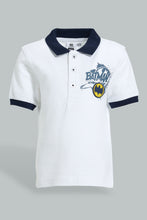 Load image into Gallery viewer, Redtag-White-Batman-Pique-Polo-Character,-Colour:White,-Filter:Infant-Boys-(3-to-24-Mths),-Infant-Boys-T-Shirts,-New-In,-New-In-INB,-Non-Sale,-S22B,-Section:Kidswear,-TBL-Infant-Boys-3 to 24 Months
