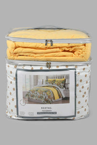 Redtag-Multicolour-Floral-Print-6-Piece-Comforter-Set-(Double-Size)-Comforters-Home-Bedroom-