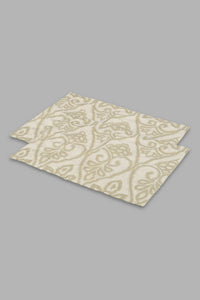 Redtag-Grey-Damask-Print-6-Piece-Comforter-Set-(Double-Size)-Comforters-Home-Bedroom-