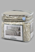 Load image into Gallery viewer, Redtag-Grey-Damask-Print-6-Piece-Comforter-Set-(Double-Size)-Comforters-Home-Bedroom-
