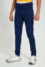 Load image into Gallery viewer, Redtag-Dark-Wash-Jean-Jeans-Senior-Boys-9 to 14 Years
