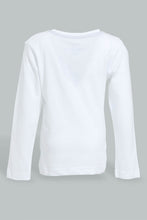 Load image into Gallery viewer, Redtag-White-Dion-Long-Sleeve-T-Shirt-Long-Sleeves-Infant-Boys-3 to 24 Months
