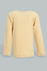 Redtag-Beige-Car-Long-Sleeve-T-Shirt-Long-Sleeves-Infant-Boys-3 to 24 Months