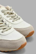 Load image into Gallery viewer, Redtag-Off-White-Colour-Block-Sneaker-Chunky-Senior-Boys-5 to 14 Years
