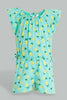 Redtag-Mint-Printed-Playsuit-Jumpsuits-Infant-Girls-3 to 24 Months