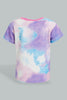 Redtag-Lilac-Tie-Die-Jesrey-Top-And-Bottom-Set-Sets-Infant-Girls-3 to 24 Months