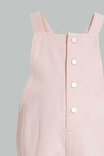 Load image into Gallery viewer, Redtag-Pink-Denim-Coloured-Dungree-Jumpsuits-Infant-Girls-3 to 24 Months
