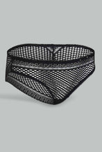 Load image into Gallery viewer, Redtag-Black-And-White-Plain-Mesh-Bikini-Brief-(2-Pack)-Briefs-Bikini-Women&#39;s-
