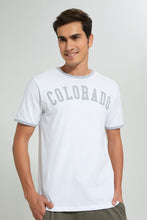 Load image into Gallery viewer, Redtag-White-Colorado-T-Shirt-Graphic-Prints-Men&#39;s-
