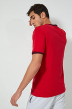 تنزيل الصورة على معرض الصور، Redtag-Red-Okinawa-T-Shirt-Graphic-Prints-Men&#39;s-
