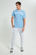 تنزيل الصورة على معرض الصور، Redtag-Blue-San-Francisco-T-Shirt-Graphic-Prints-Men&#39;s-
