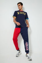 تنزيل الصورة على معرض الصور، Redtag-Navy-Kyoto-T-Shirt-Graphic-Prints-Men&#39;s-
