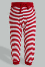 Load image into Gallery viewer, Redtag-Red-And-Grey-Printed-Active-Pant-(2-Pack)-Joggers-Infant-Boys-3 to 24 Months
