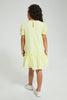 Redtag-Yellow-Jacquard-Knit-Dress-Colour:Yellow,-Filter:Girls-(2-to-8-Yrs),-Girls-Dresses,-New-In,-New-In-GIR,-Non-Sale,-S22B,-Section:Kidswear-Girls-2 to 8 Years