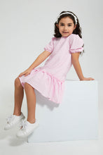 تنزيل الصورة على معرض الصور، Redtag-Pink-Jacquard-Knit-Dress-Colour:Pink,-Filter:Girls-(2-to-8-Yrs),-Girls-Dresses,-New-In,-New-In-GIR,-Non-Sale,-S22B,-Section:Kidswear-Girls-2 to 8 Years
